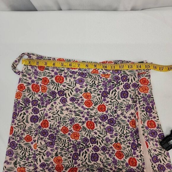 Lulus Size Small Women's Floral Wrap Midi Skirt Boho U - Picture 4 of 7
